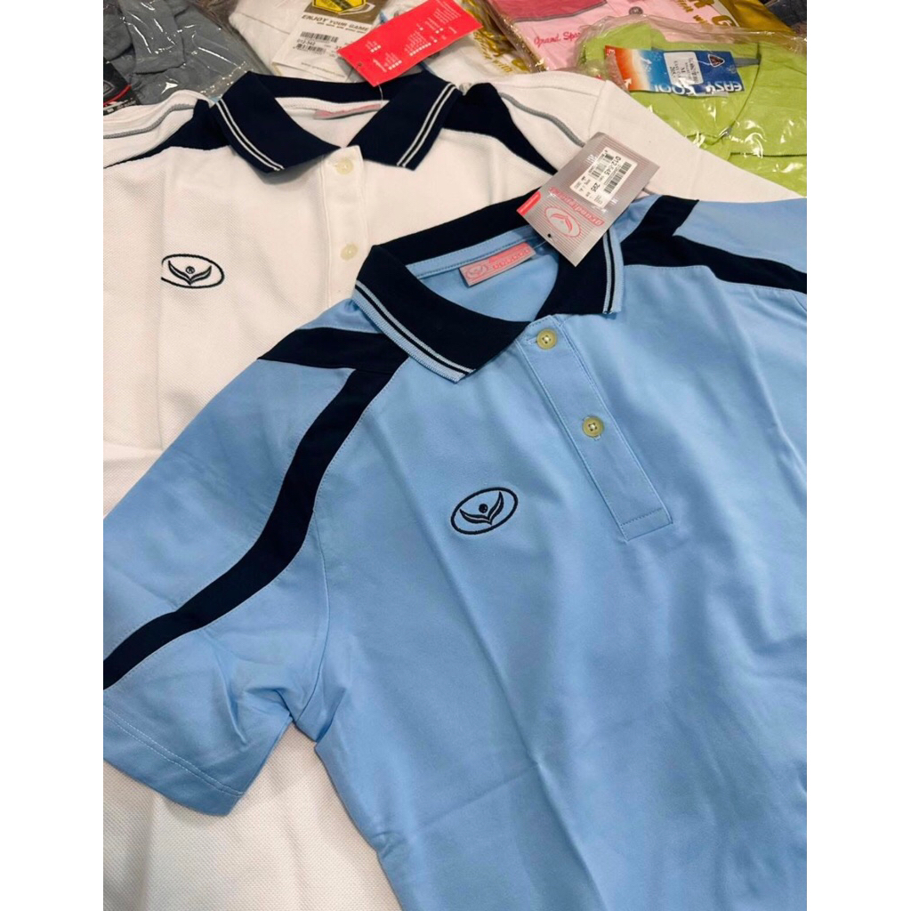 Size M เสื้อกีฬาคอปกผู้หญิงผ้าดีมาก