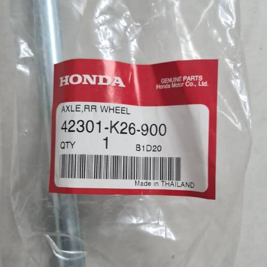 42301-K26-900 เพลาล้อหลัง/HONDA/MSX125D(TH)