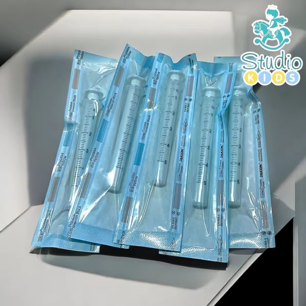 Syringe ไซริ้งค์ป้อนยา ป้อนอาหาร 5 ml ( ซีลซอง 1 ชิ้น )