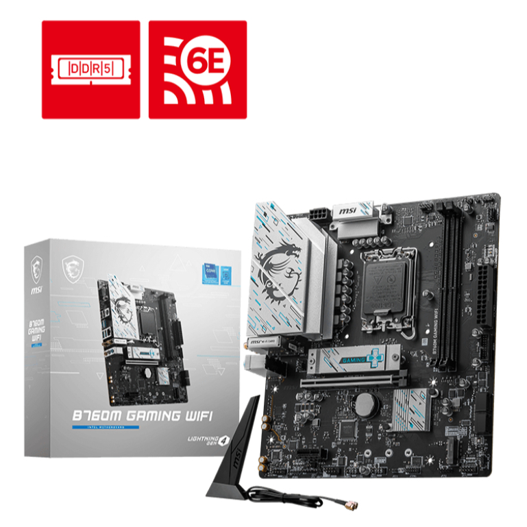 MAINBOARD (เมนบอร์ด) MSI B760M GAMING WIFI DDR5