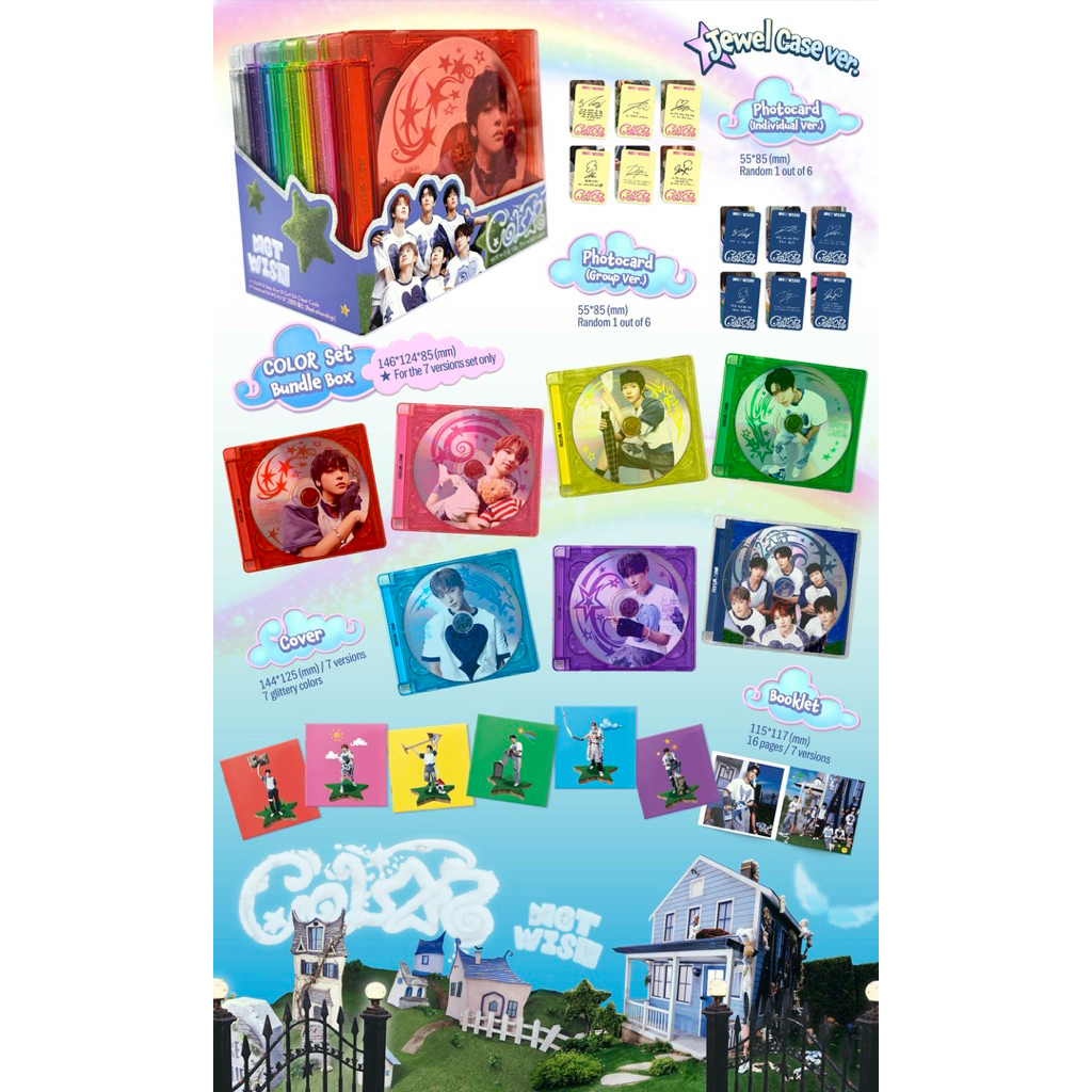 NCT WISH COLOR JEWEL CASE VER - รูปที่ 2