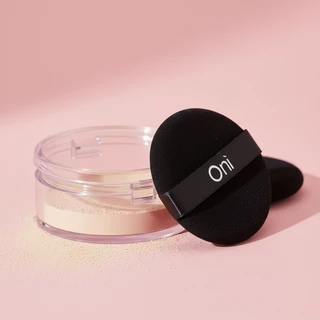Oni Round Powder Makeup Puff 2pcs,Premium Makeup Puff for Loose & Pressed Powder,ฟองน้ำปัดแป้ง,ฟองน้ำแป้งอัด