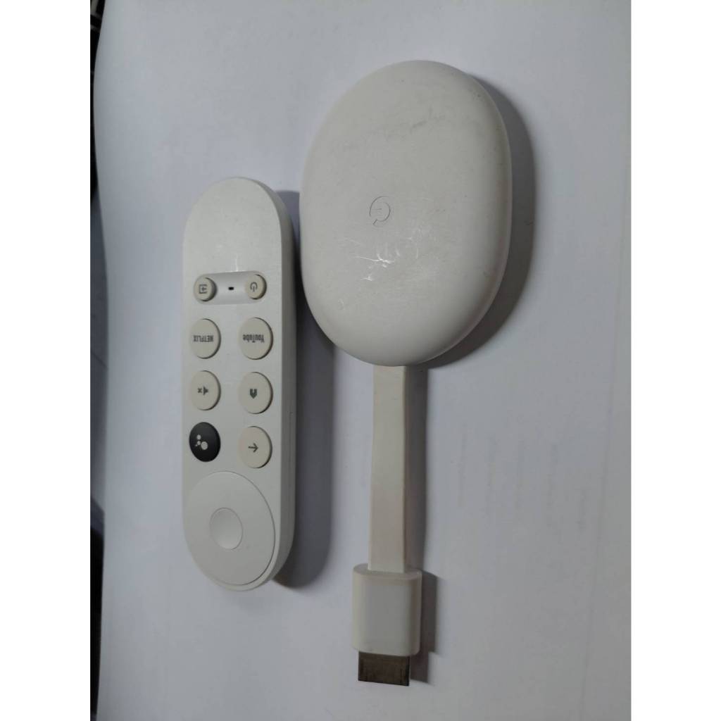 Google Chromecast with Google TV 4K สีขาว มือสอง
