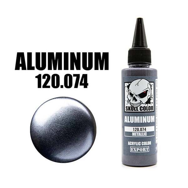 (ส่งด่วนใน กท) Skull Color 120.074 Aluminum 60 ml Metallic 8853100903748 (สี)