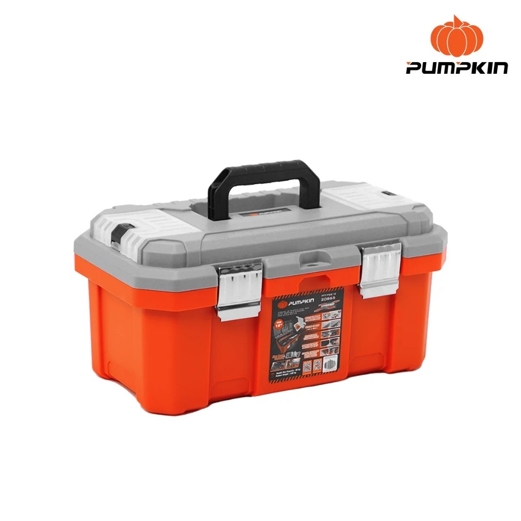 PUMPKIN กล่องเก็บเครื่องมือช่าง 15″,18″ #20864,#20865,#20867,#20868