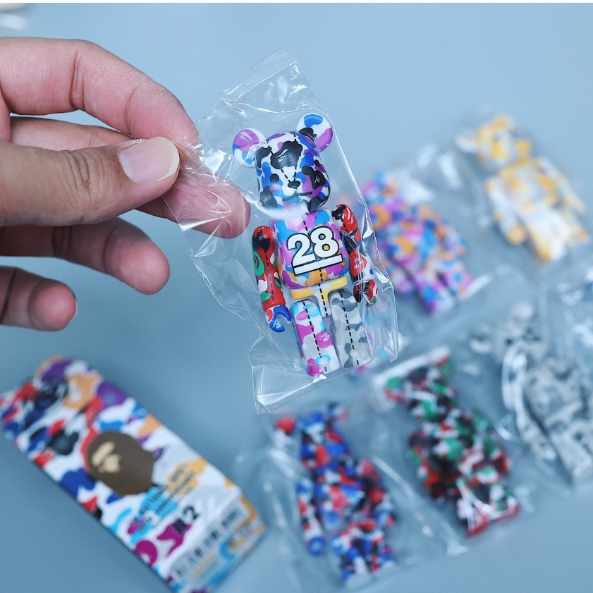 BE@RBRICK A BATHING APE 28TH ANNIVERSARY 100%