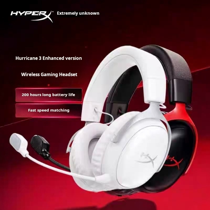 Hyper X Cloud3 Wireless Bluetooth Computer Game Headset DTS Audio effectไฮเปอร์ XCloud 3 ไร้สาย Blue