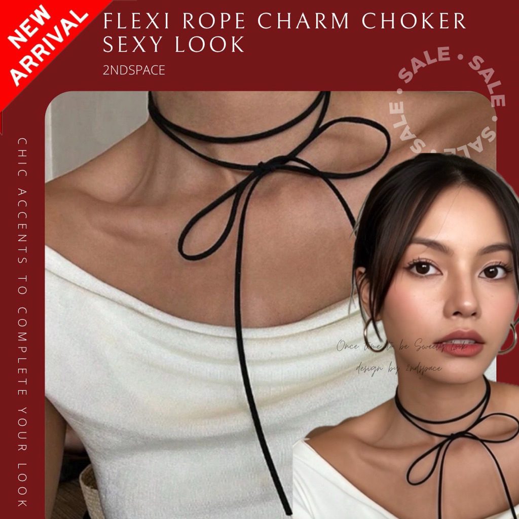 🔥SALE🔥โชคเกอร์เชือกกำมะหยี่เรียบหรู⚡️Simple Suede Choker✨ผูกได้หลายแบบสวยๆเริ่ดๆปังแมชได้ทุกชุดค่า🎉🎉🎉