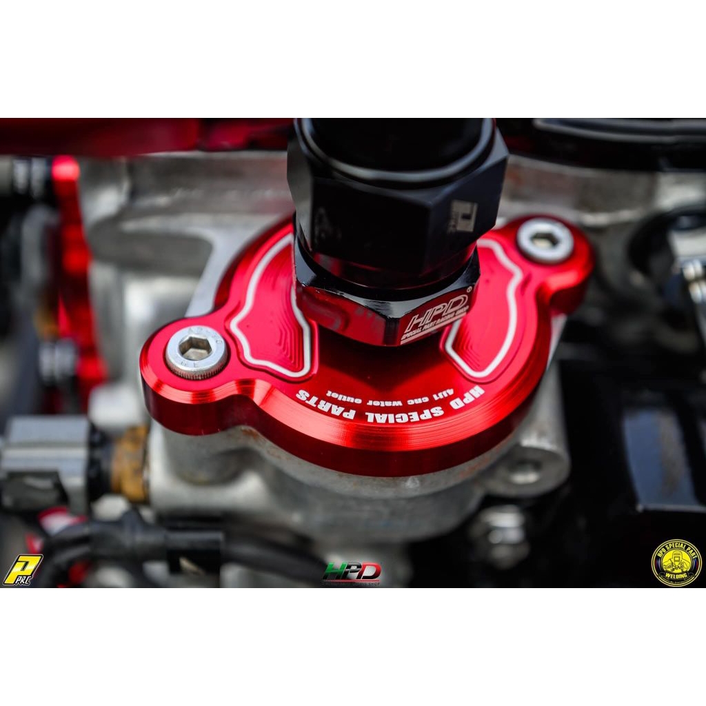 แป้นคอน้ำบนHPD isuzu D-max/All-new เกลียวAN16