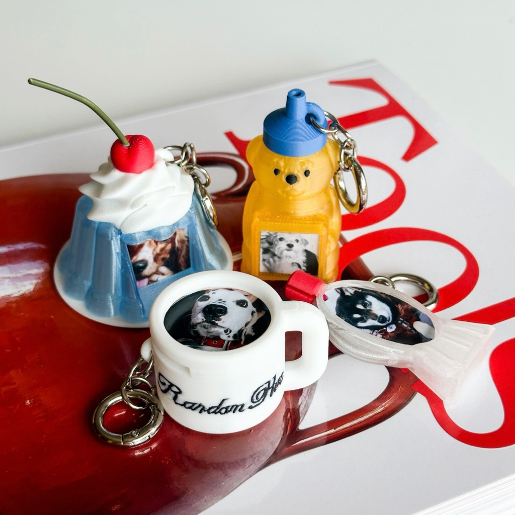 Random Hue Photo Locket พวงกุญแจใส่รูปภาพ
