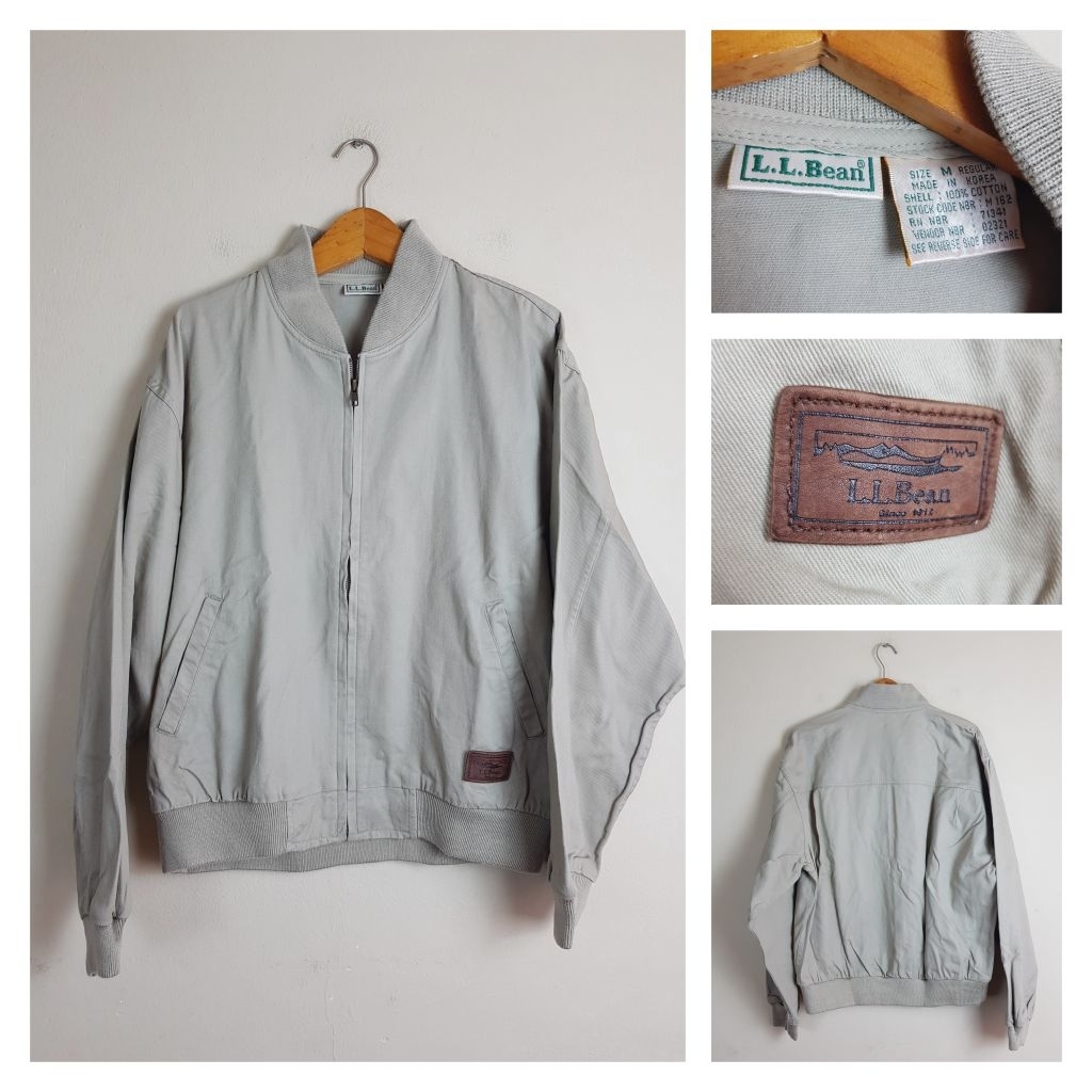 LL BEAN Cotton Bomber Jacket