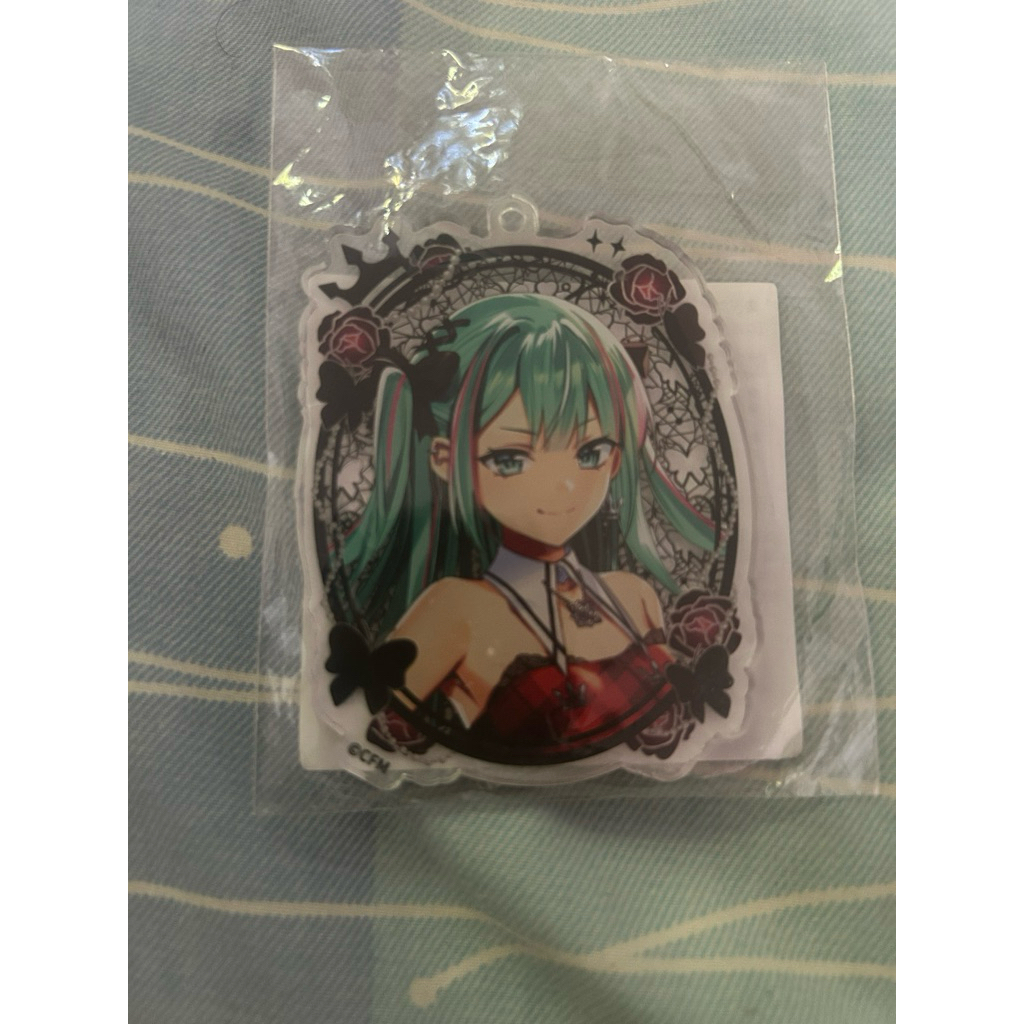 Hatsune Miku Acrylic Keychain Rakuten Collection Rakukore D Prize