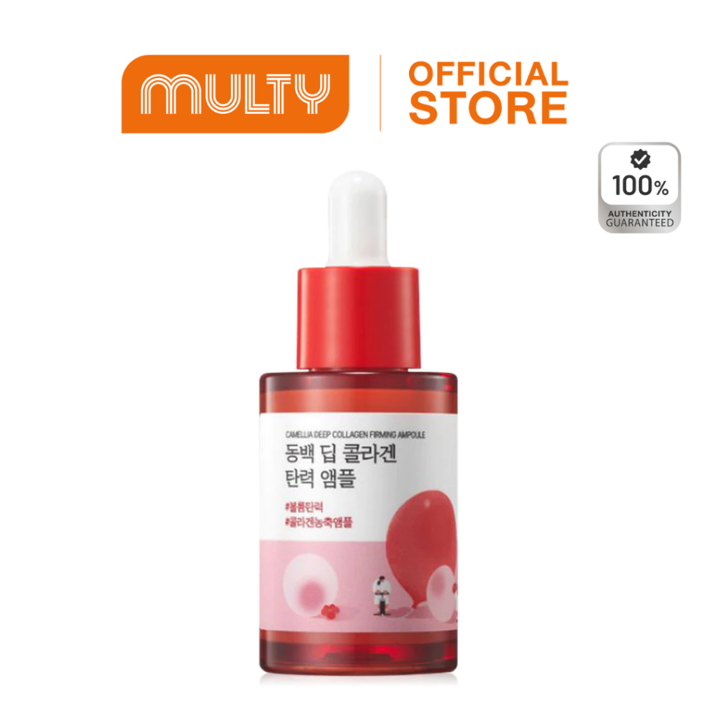 Round Lab Camellia Deep Collagen Firming Ampoule 30 ml.แอมพูลคอลลาเจน
