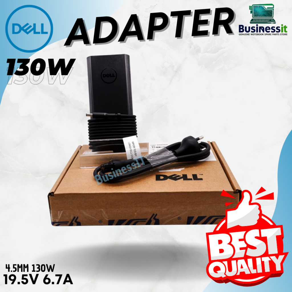 สายชาร์จ Dell Vostro 7500 130W 4.5 mm 6TTY6 Adapter Dell แท้ รับประกันศูนย์ Dell Thailand