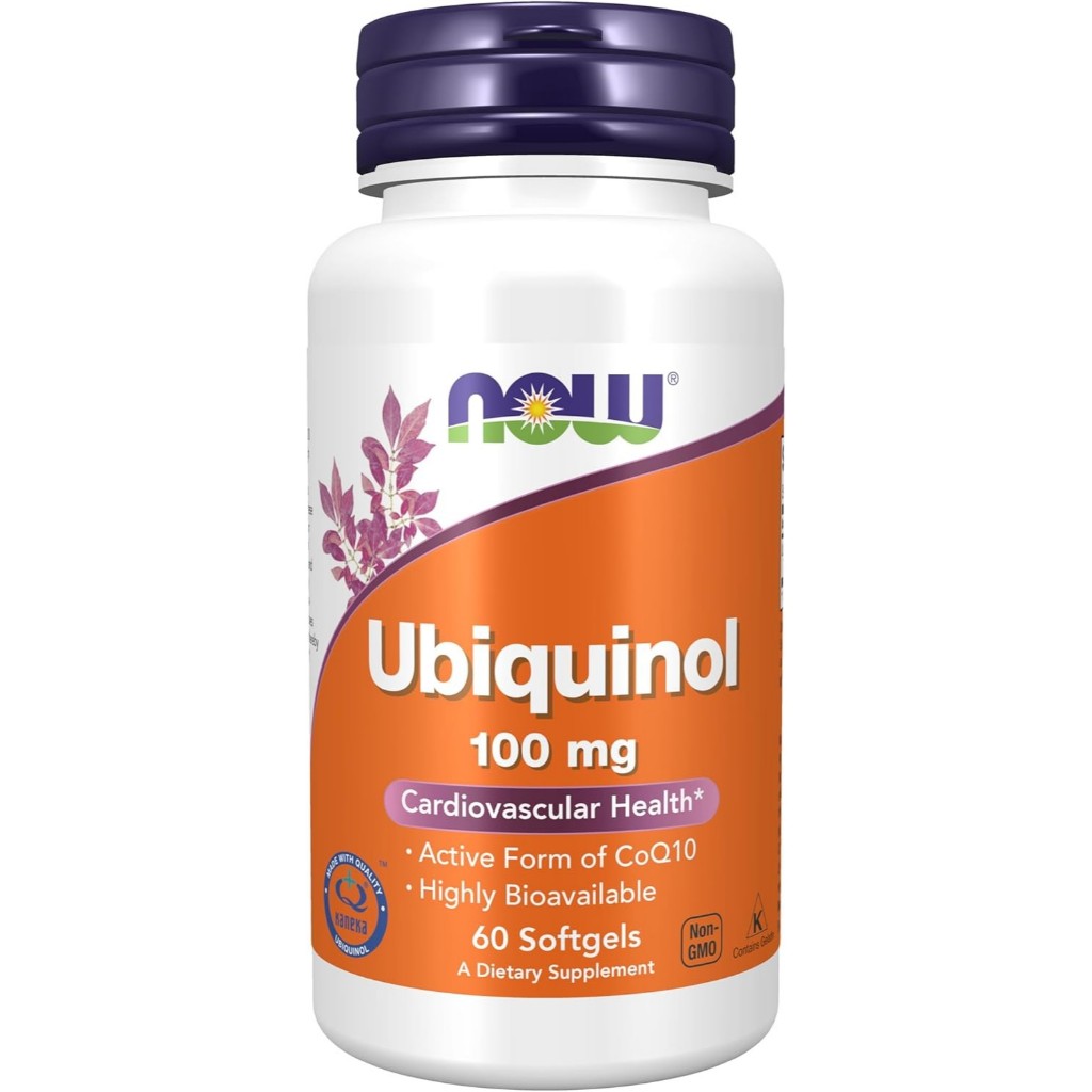 ยูบิควินอล NOW Ubiquinol 100mg 🇺🇸 โคคิวเท็นฟอร์มแอคทีฟ | แท้ USA_Shop Guarantee