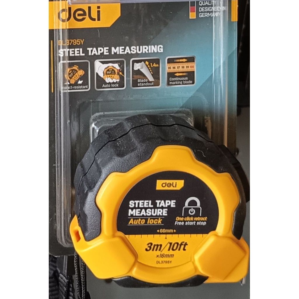 ตลับเมตรเหล็ก Deli รุ่น DL3795Y