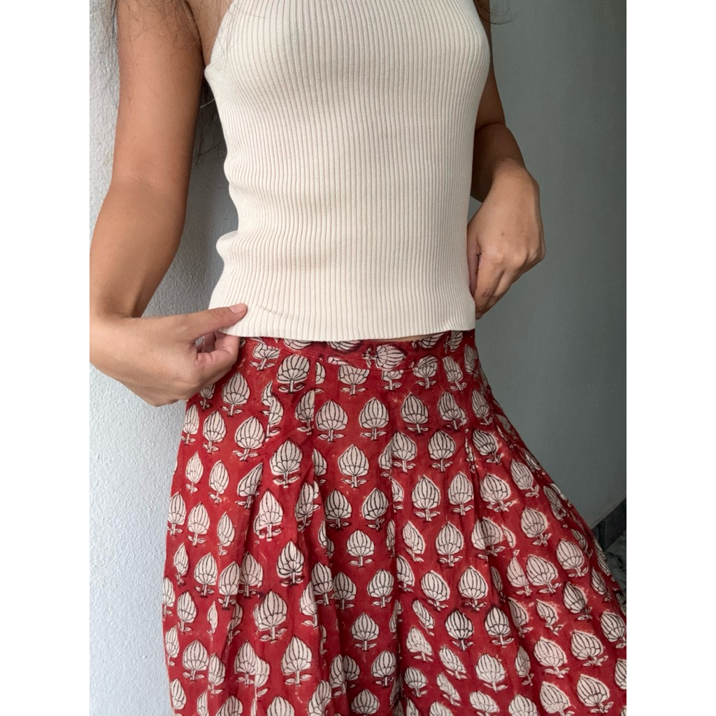 Pre-order(7-14days)BohoBlockPrintPalazzoPants