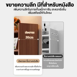 GYG ชั้นวางของ วางหนังสือ ชั้นอเนกประสงค์ สไตล์มินิมอล ชั้นหนังสือ ตู้หนังสือ 3/4/5/6ชั้น เหมาะสำหรับพื้นที่ขนาดเล็ก