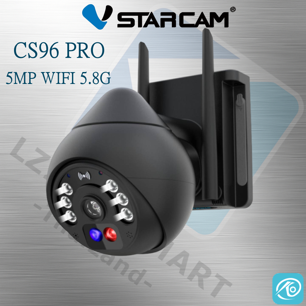 แนะนำ 💥  Vstarcam CS96PRO WIFI 5.8G 5.0MP Ai กล้องวงจรปิด กล้องวงจรไร้สายภายนอก outdoor ภาพสี IP Cam