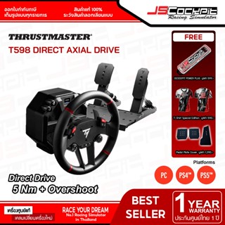 (ประกันศูนย์ไทย 1 ปี) Thrustmaster T598 จอยพวงมาลัย Direct D…