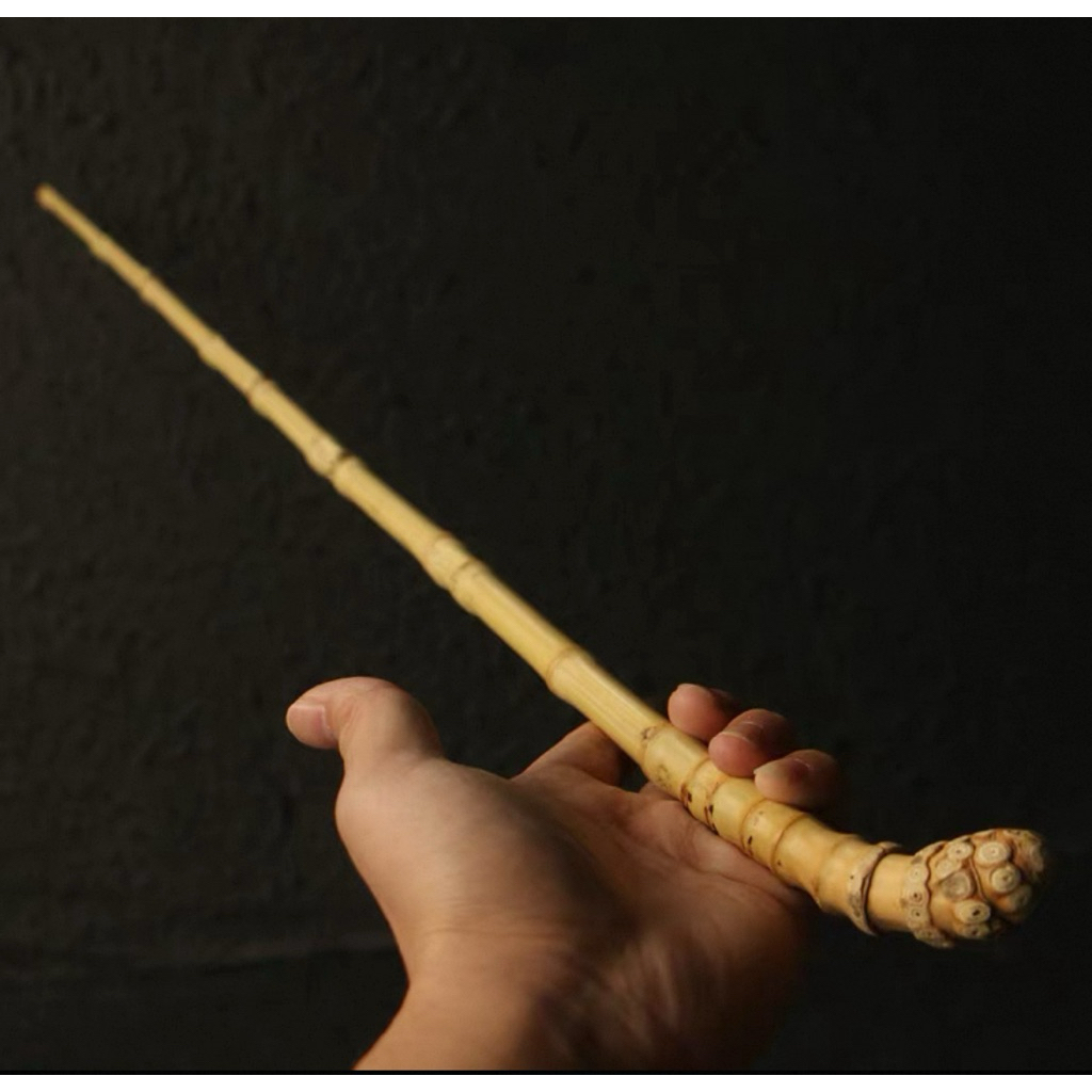 นำเข้ารายละเอียดทางแชท Handcrafted Natural Full-Nail Rohan Bamboo Teaching Stick, Play Stick, Bamboo