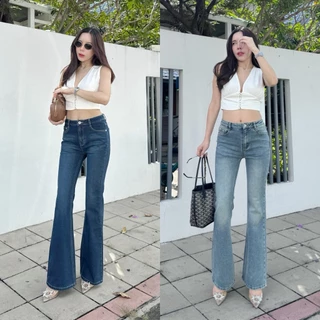 ยีนส์SARAN SR7018 กางเกงยีนส์ทรงขาม้า