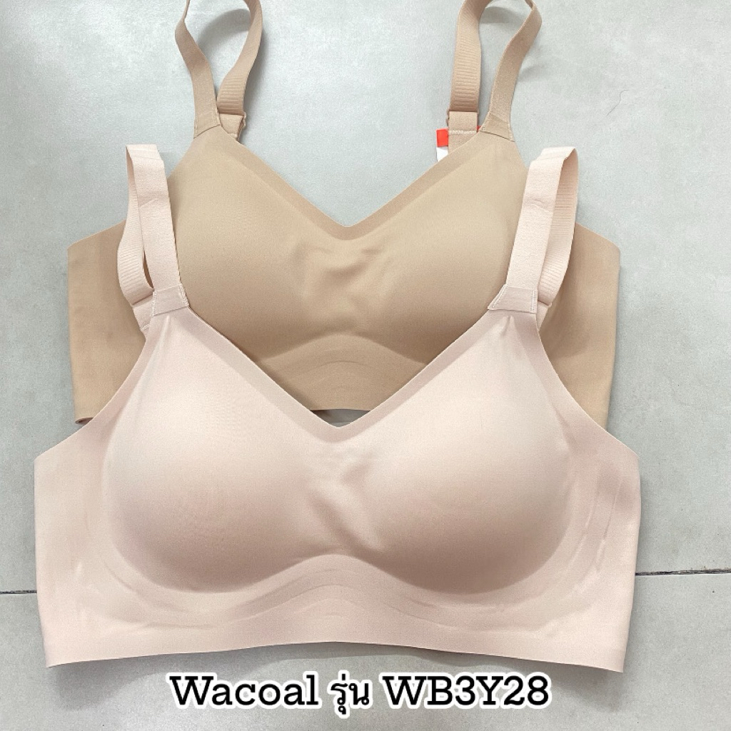 Wacoal Go Girls Jelly Bra (❌ไม่มีป้าย)วาโก้ บราไร้โครง ยืดหยุ่น กระชับ ล็อกฐานอก รุ่น WB3Y28 ปกติ 1,