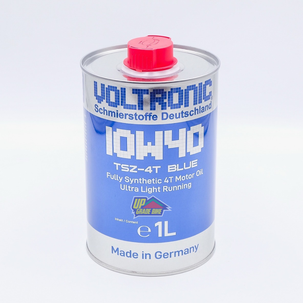 น้ำมันเครื่อง VOLTRONIC 10W40 TSZ-4T BLUE สังเคราะห์ 100% ลิตรละ 490฿