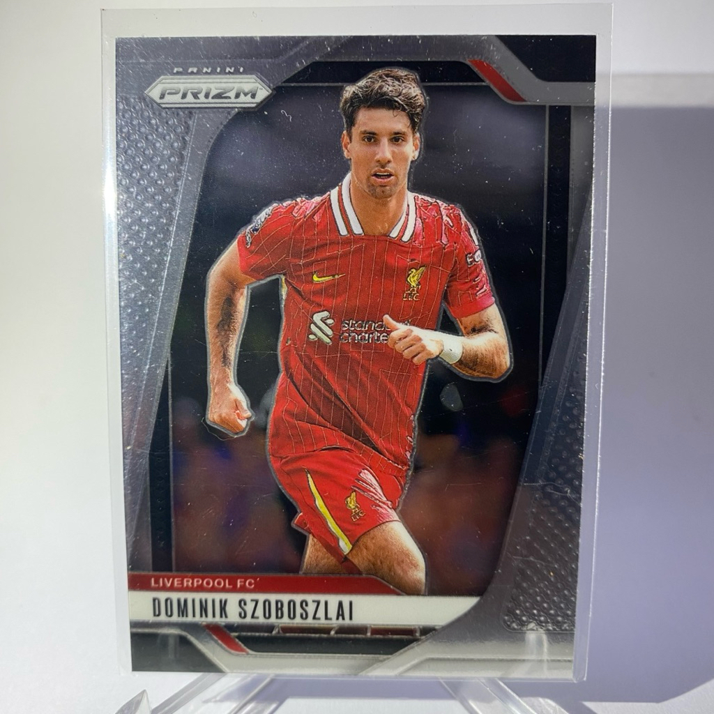 การ์ดนักฟุตบอล DOMINIK SZOBOSZLAI, LIVERPOOL, PANINI PRIZM 2025
