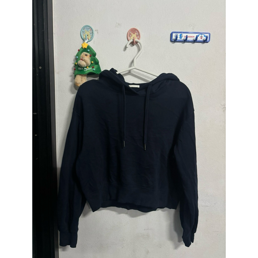 Hoodie GU Navy มือสองของแท้💯