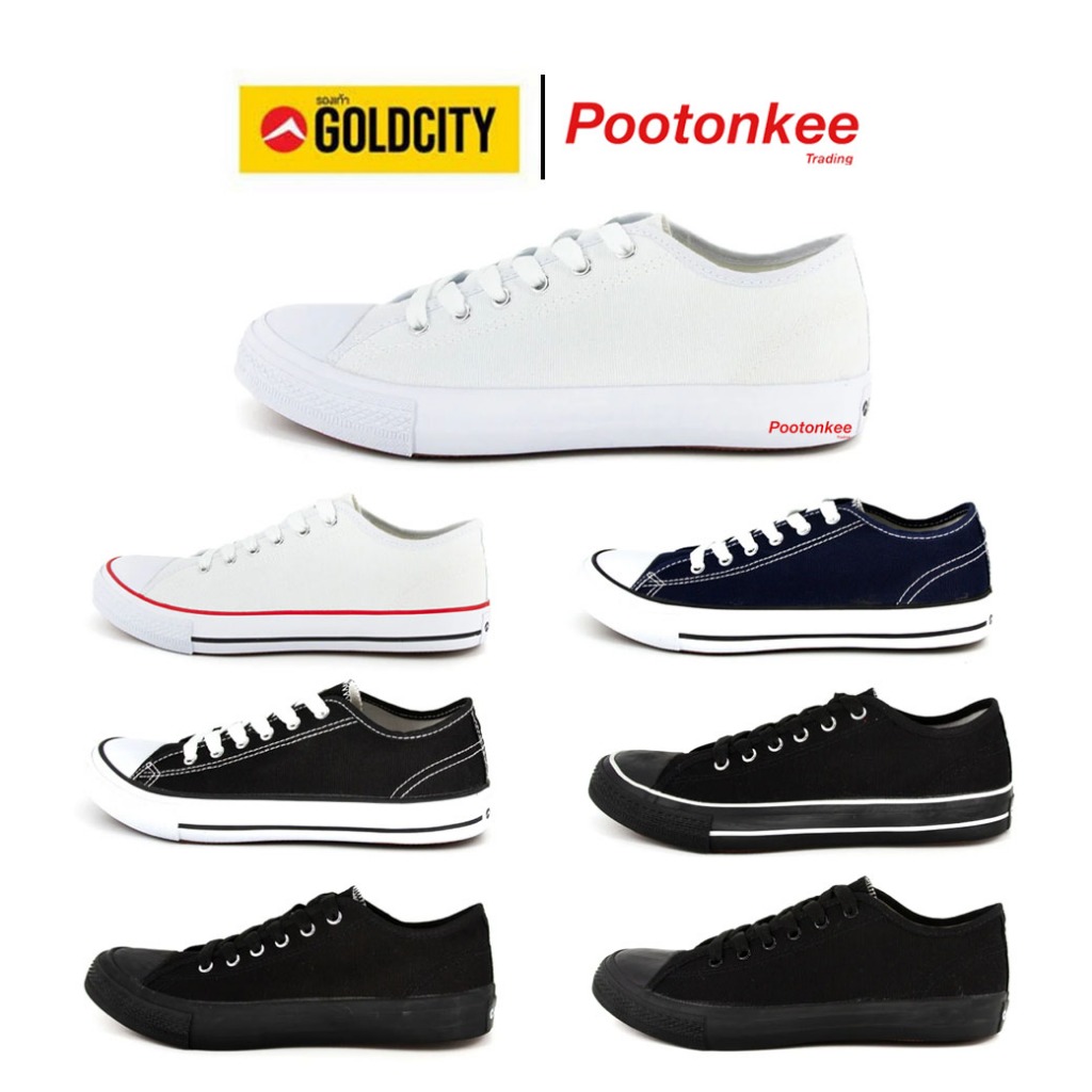 Gold City  รองเท้าผ้าใบ โกลซิตี้ หัวแจ็ค รุ่น 1207 ไซส์ 37-47