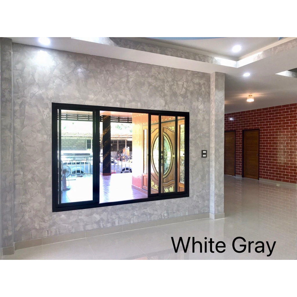 ชุดปูนลอฟท์ 7 กิโลกรัม *สำหรับงานพื้น* สีเทาอ่อน White Gray ใช้งานได้ 15-20 ตารางเมตร