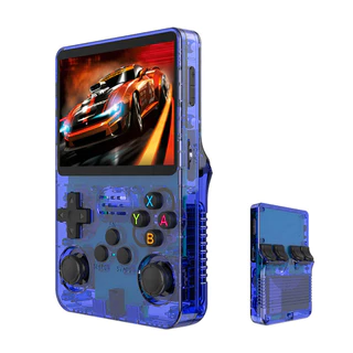 แท้100% เกมพกพา R36S 2026 จอIPS 3.5นิ้ว+ความจำ 64GB 20,000เกม รองรับเกม PSP NDS N64 Ps1 GBA เกมบอย