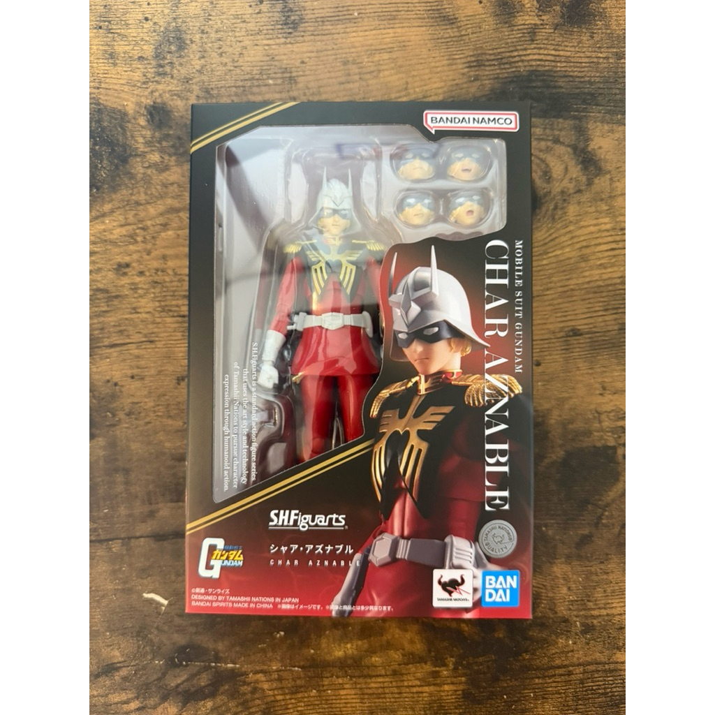 [พร้อมส่ง]S.H.Figuarts Char Aznable Lot JP gundam
