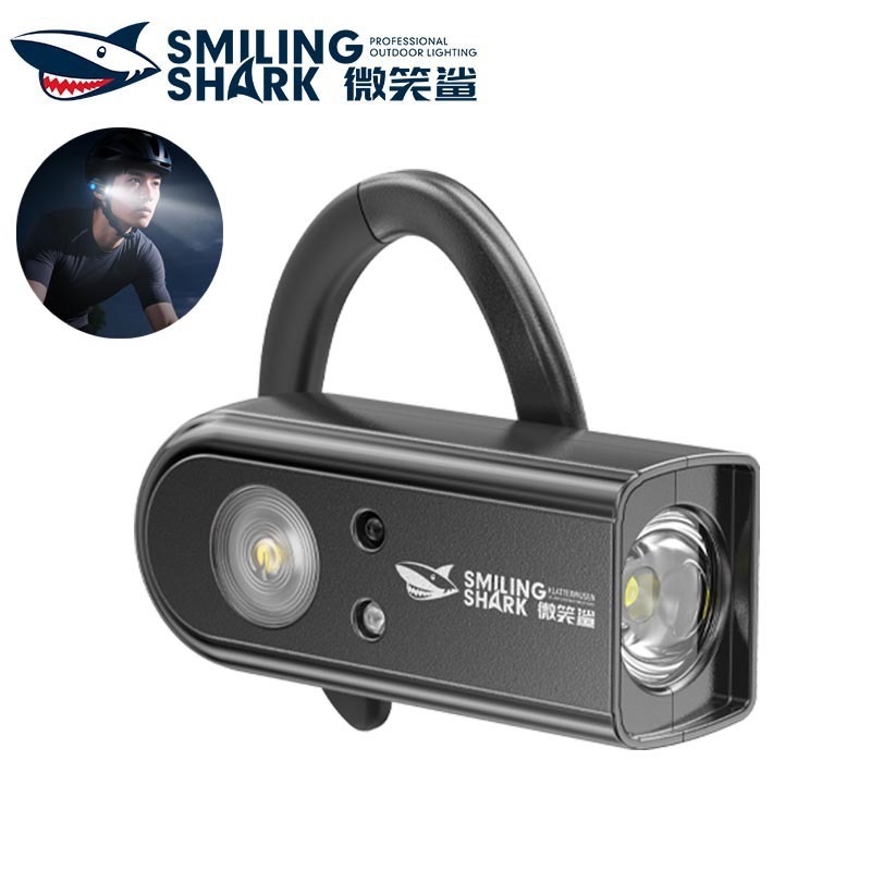 SmilingShark TD0245 ไฟคาดหัว ไฟฉายคาดหัว LED เซ็นเซอร์ เกี่ยวกับแม่เหล็ก แขวนหู โคมไฟหัว ปรับ 360 ° มินิ ไฟคบเพลิงหัว