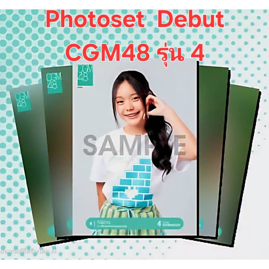 รูป เดบิ้ว CGM48 รุ่น 4 ขายคอมพ์และแยกขาย พร้อมส่ง
