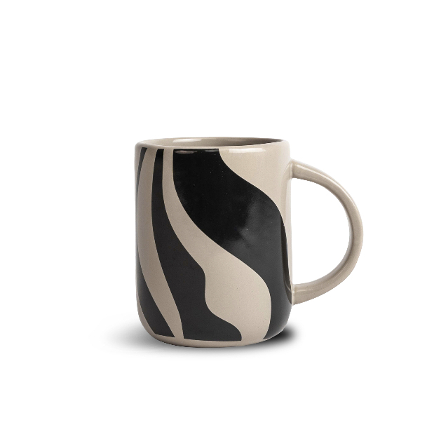 Byon แก้ว Mug Liz ลายม้าลาย (Zebra)