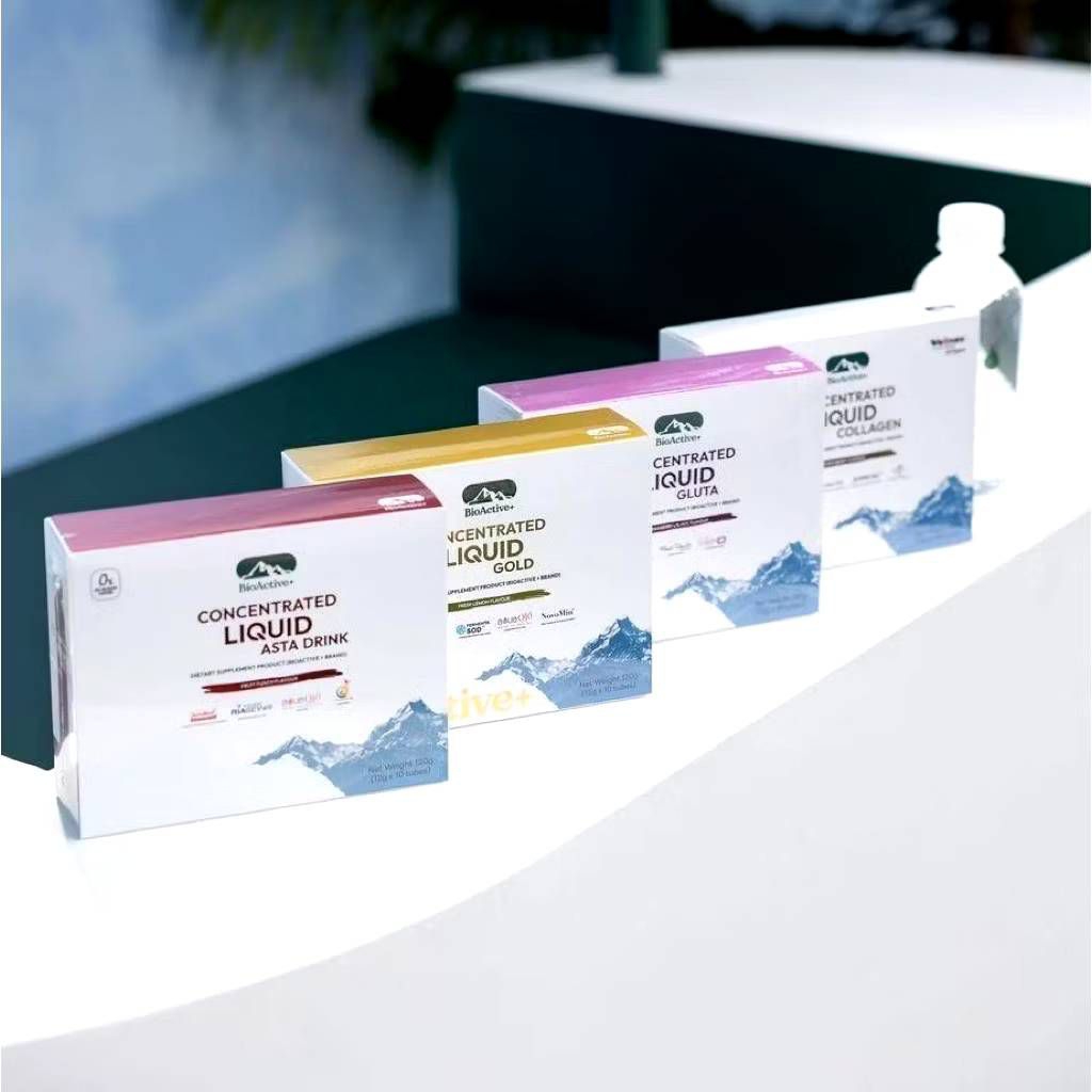 ไบโอแอคทีฟ BioActiveConcentrated Liquid Gluta♥️Liquid Collagen♥️Liquid Asta Drink