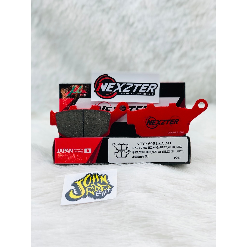 ผ้าเบรค NEXZTER 5051AA รถรุ่น Z800,Z900,NSR250,CBR250,CB300,CB500F-R,CB500X,REBEL500
