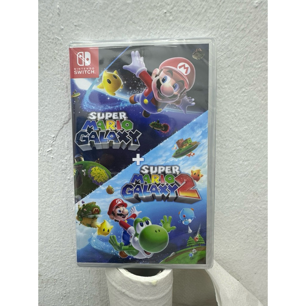แผ่นเกมส์ Super Mario Galaxy + Galaxy 2 (มือ1)