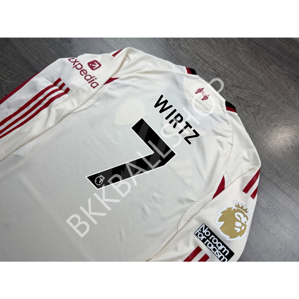 [Player] - เสื้อฟุตบอล Liver Away แขนยาว 2025/26 EPL 7 WIRTZ 8 SZOBOSZLAI 9 ISAK 10 MAC ALLISER 11 M