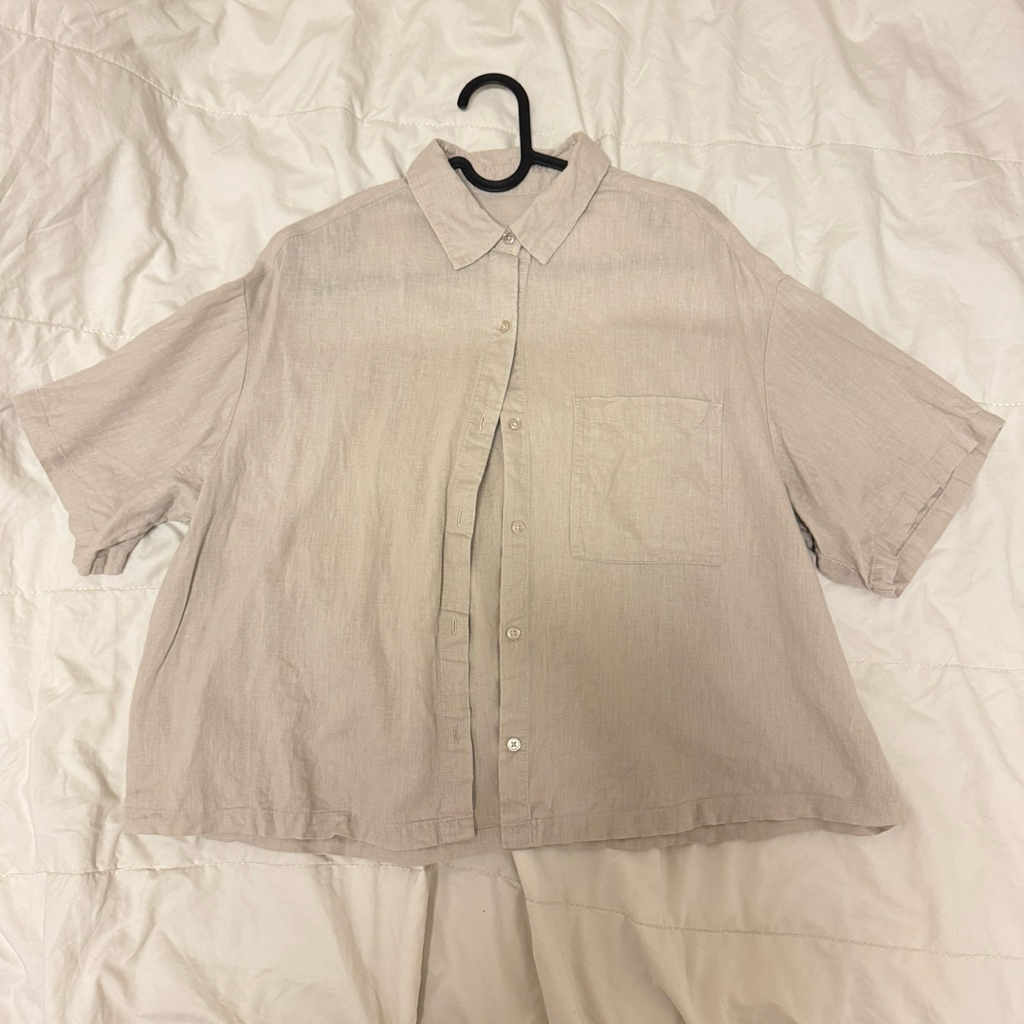 [Used] GU linen shirt