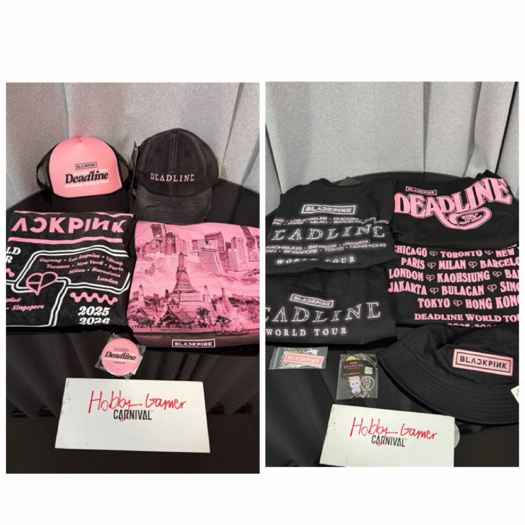 (มือ1 พร้อมส่งด่วน ทันคอน ถูกที่สุด! ของแท้💯) Blackpink Deadline Merchandise ของที่ระลึกคอนเสิร์ต BP