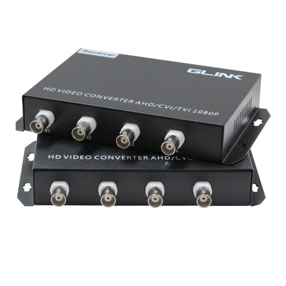 GLINK ตัวแปลงเดินสายกล้องด้วยไฟเบอร์ รุ่น GCVT-01 - GCVT-02 FIBER VIDEO MEDIA CONVERTER