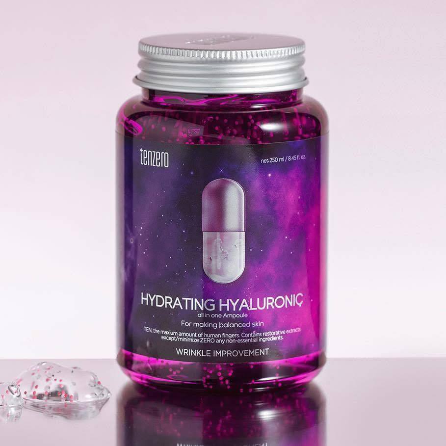 📌พร้อมส่ง ของแท้💯 TENZERO Hydrating Hyaluronic All In One Ampoule แอมพูลไฮยาลูโรนิก ปรับสมดุล เพิ่มความสว่าง 💊🌃💜