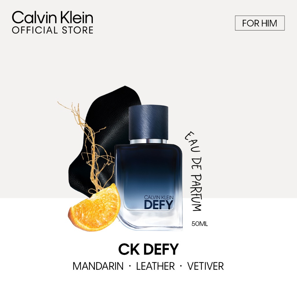Calvin Klein Defy Eau De Parfum For Men 50ml l 100ml - EDP For Him (Male Perfume)
