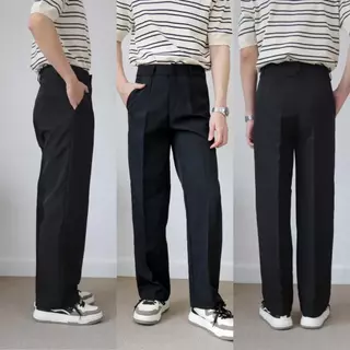 BARON Black Slacks & Pants กางเกงสแลคและกางเกงขายาว สีดำ รุ่นขายดีที่ได้รับความนิยมจากลูกค้า