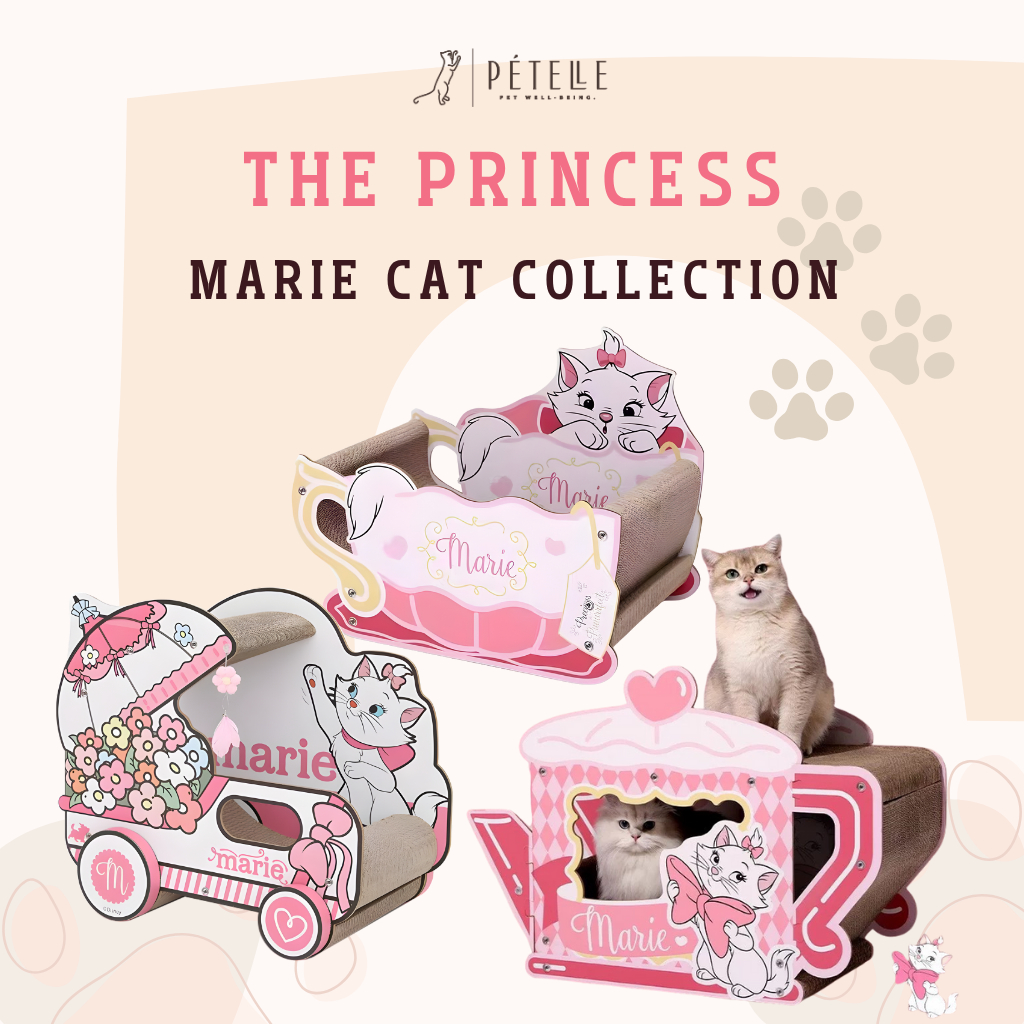 PÉTELLE | THE PRINCESS MARIE CAT COLLECTION คอลเลกชันบ้านแมวลิขสิทธิ์แท้จาก Disney Marie ดีไซน์สุดหวาน...ให้เจ้าเหมียวได