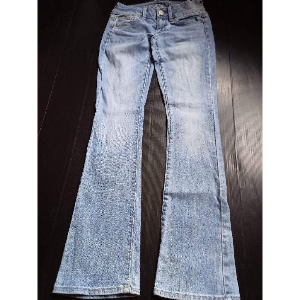 H942 ยีนส์หญิงมือสอง เอวต่ำมาก ขาม้า ผ้ายืดy2k size 00=xs รายละเอียดใต้รูป