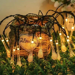 พร้อมส่ง โซล่าเซลล์ ไฟปิงปอง ไฟแต่งห้อง ไฟกระพริบ 20/30/50/100 LED ประหยัดไฟมาก ทนแดด ทนฝน ไฟตกแต่งสวนและกลางแจ้ง